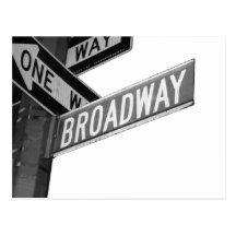 Broadway Sign Post Cards