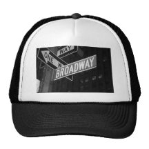 Broadway Street Sign Hats