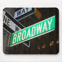 Broadway Street Sign Mousepad