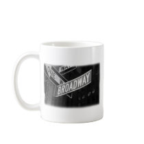 Broadway Street Sign Coffee Mug