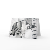 Broadway Times Square Card