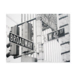 Broadway Times Square Postcard