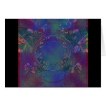 brocade obie greeting card