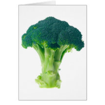 Broccoli Greeting Card