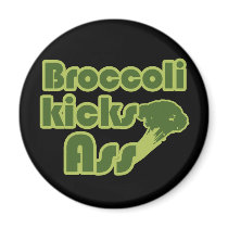 Broccoli Kick Ass Funny Vegan