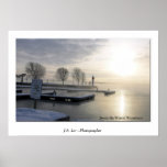 Brockville Winter Waterfront Poster