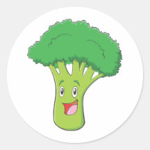 Brocolli Shirt | Cute I Love Brocolli Shirt Sticker