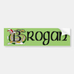 Brogan Celtic Dragon Bumper Sticker