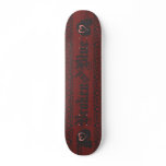 broken/blue double skull skate skateboards