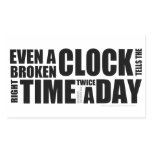 Broken Clock Typography stickers