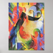 Broken Forms by Franz Marc aka Zerbrochene Formen