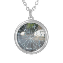Broken Glass Pendants