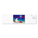 Broken heart and Polar bear Valentine bumper stickers