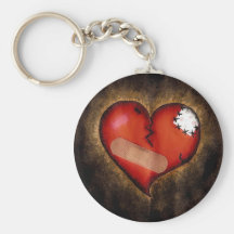 Broken Heart Keychain