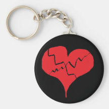 BROKEN HEART KEYCHAINS