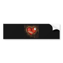 Broken Heart/Mending Heart-bumper sticker
