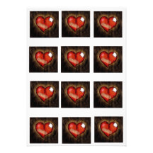 Broken Heart/Mending Heart-invitation