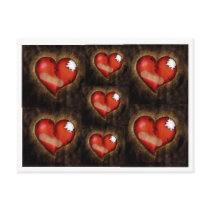 Broken Heart/Mending Heart-postcard