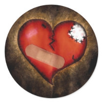 Broken Heart/Mending Heart-sticker