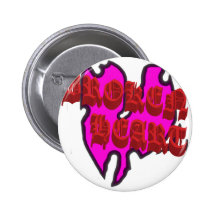 Broken Heart Pinback Buttons