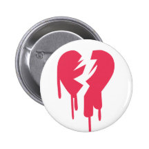 Broken Heart Pins