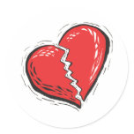 Broken Heart stickers