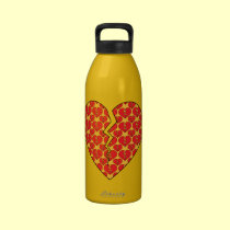BROKEN HEART water bottles