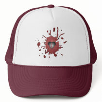 Broken Hearted Mesh Hats