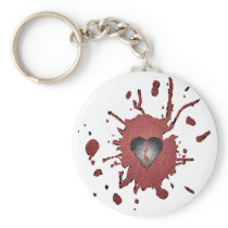Broken Hearted Key Chains