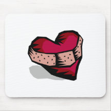 Broken Hearted Mouse Mat