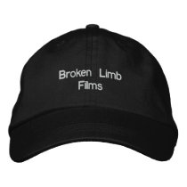 Broken Limb Films Hat Embroidered Baseball Cap