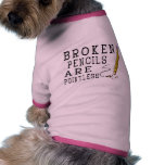 Broken Pencils pet clothing