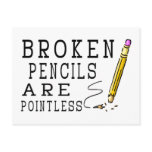 Broken Pencils postcards