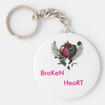 BrokenHeartwithWings, BroKeN, HeaRT Key Chain