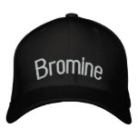 Bromine embroidered hats