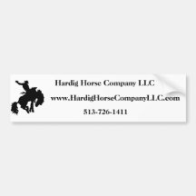 Bronc Ride'n Bumper Sticker