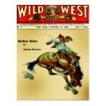 "Bronc Rider"  Cowboy Western Rodeo Postcard
