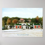 Bronx Zoo, New York City Vintage Print