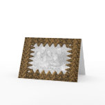 Bronze Abstract Photo Frame cards