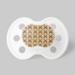Bronze Butterfly Pattern Pacifier pacifiers