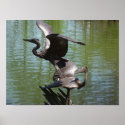 bronze cranes posters