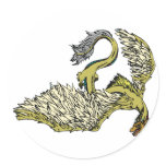 Bronze Dragon Sticker