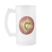 Bronze & Gold Kokopelli Mug