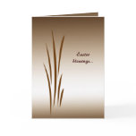 Bronze Grass Easter cards