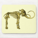 Bronze Mammoth Skeleton Mouse Pad