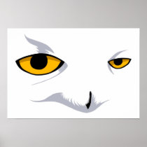 Bronze Matte UV SNOWY OWL print