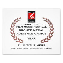 Bronze Medal Certificate 10" x 8" Art Photo
