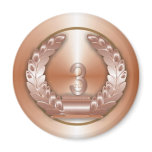 Bronze Medal magnets