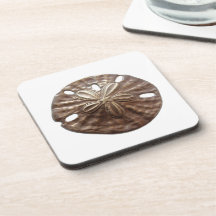 Bronze Sand Dollar Beverage Coaster