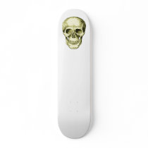 Bronze Skull on Skateboard